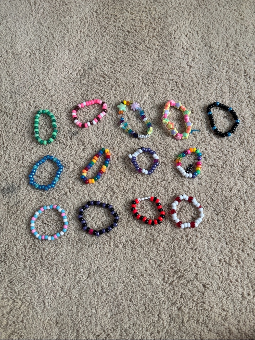 Handmade single stitch Kandi